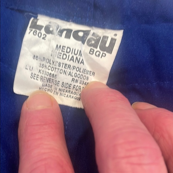 Landau blue bottoms uniforms men’s medium ole Miss rebels logo - Picture 3 of 3